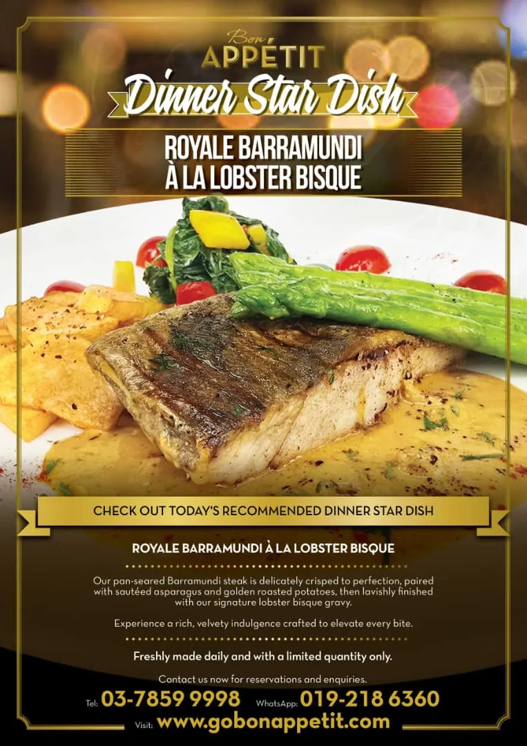 Royale Barramundi à la Lobster Bisque